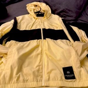 Yellow windbreaker